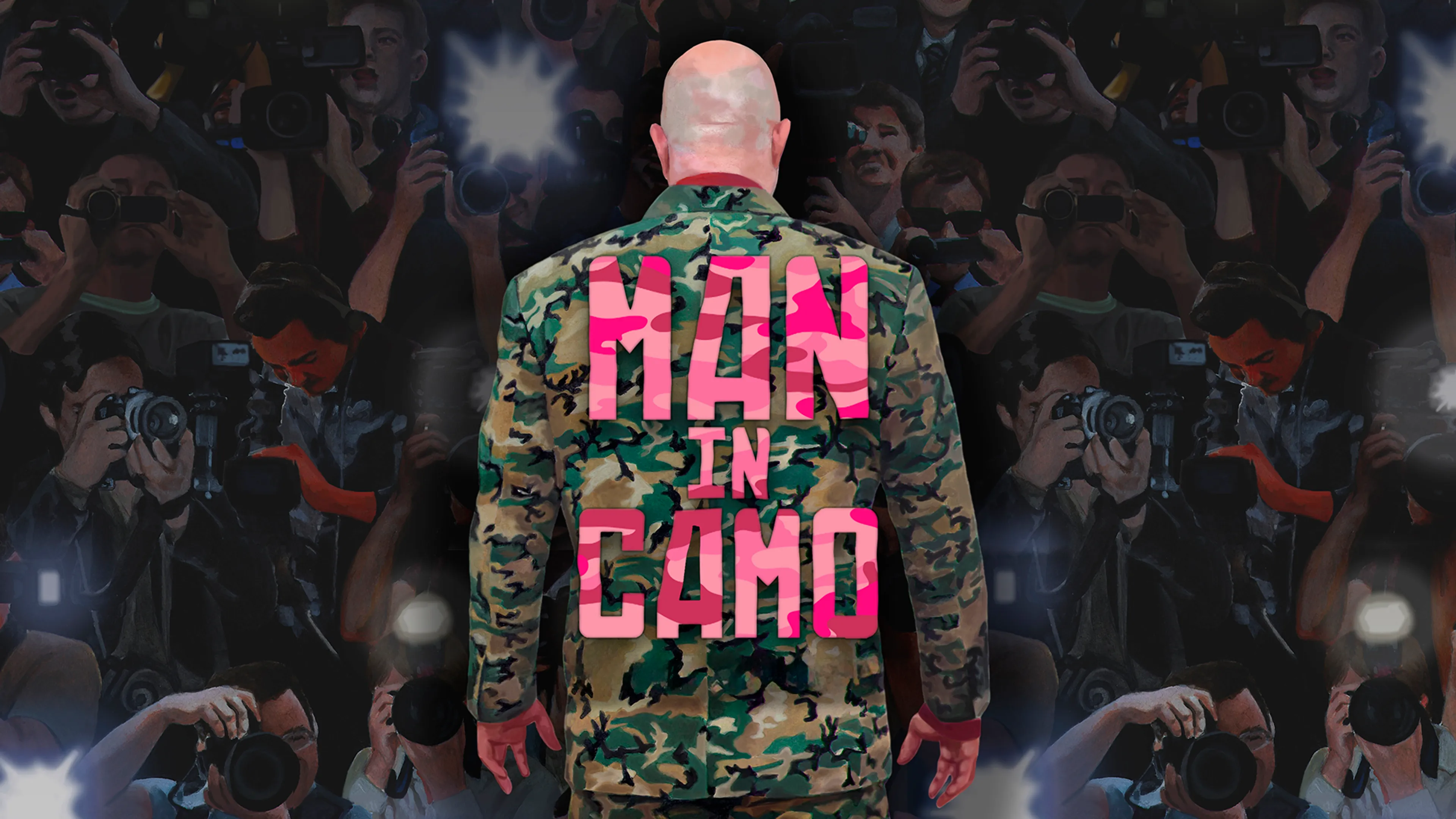 Man in Camo poster